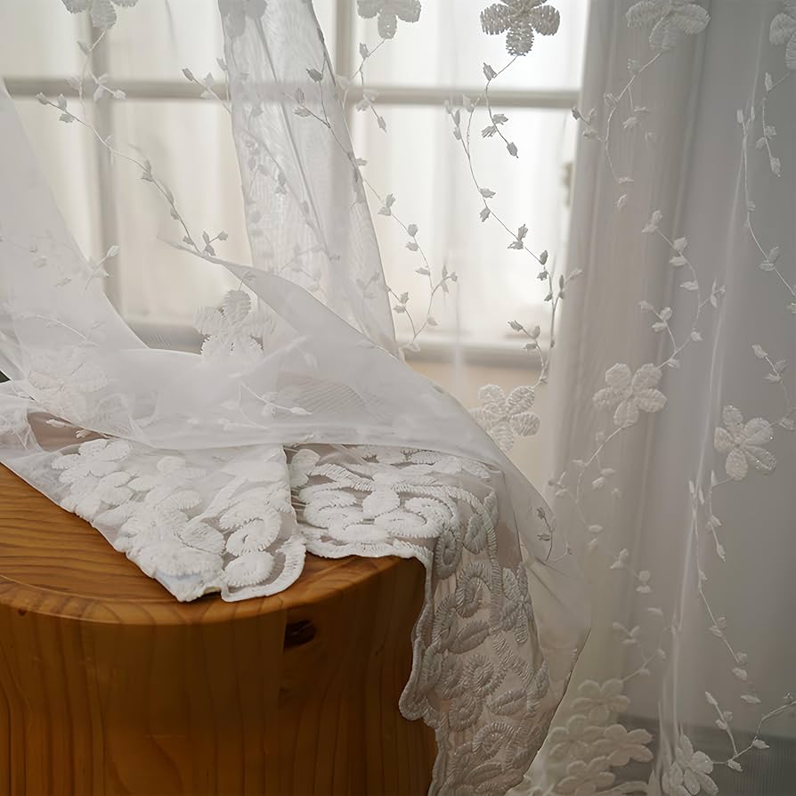 Amazon｜SXYITE レースカーテン UVカット 断熱・保温効果