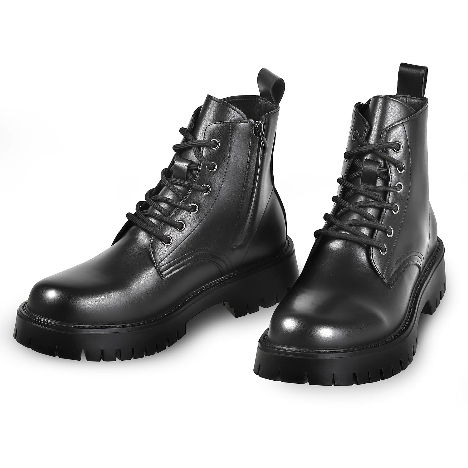 Amazon | [LEAPGOAT] 8cm 身長アップ 2WAYメンズ 厚底ブーツ