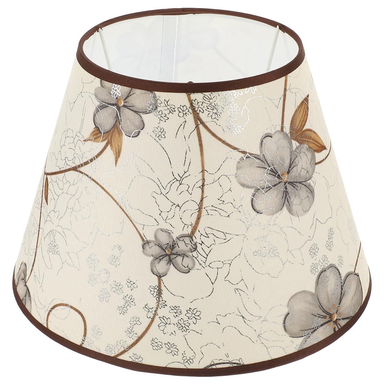 Alipis Floral Cloth Lampshade: E27 Flower Pattern Lampshade Replacement - Small Lamp Shades for Pendant Table Bedside Lamps Bedroom Home Decor