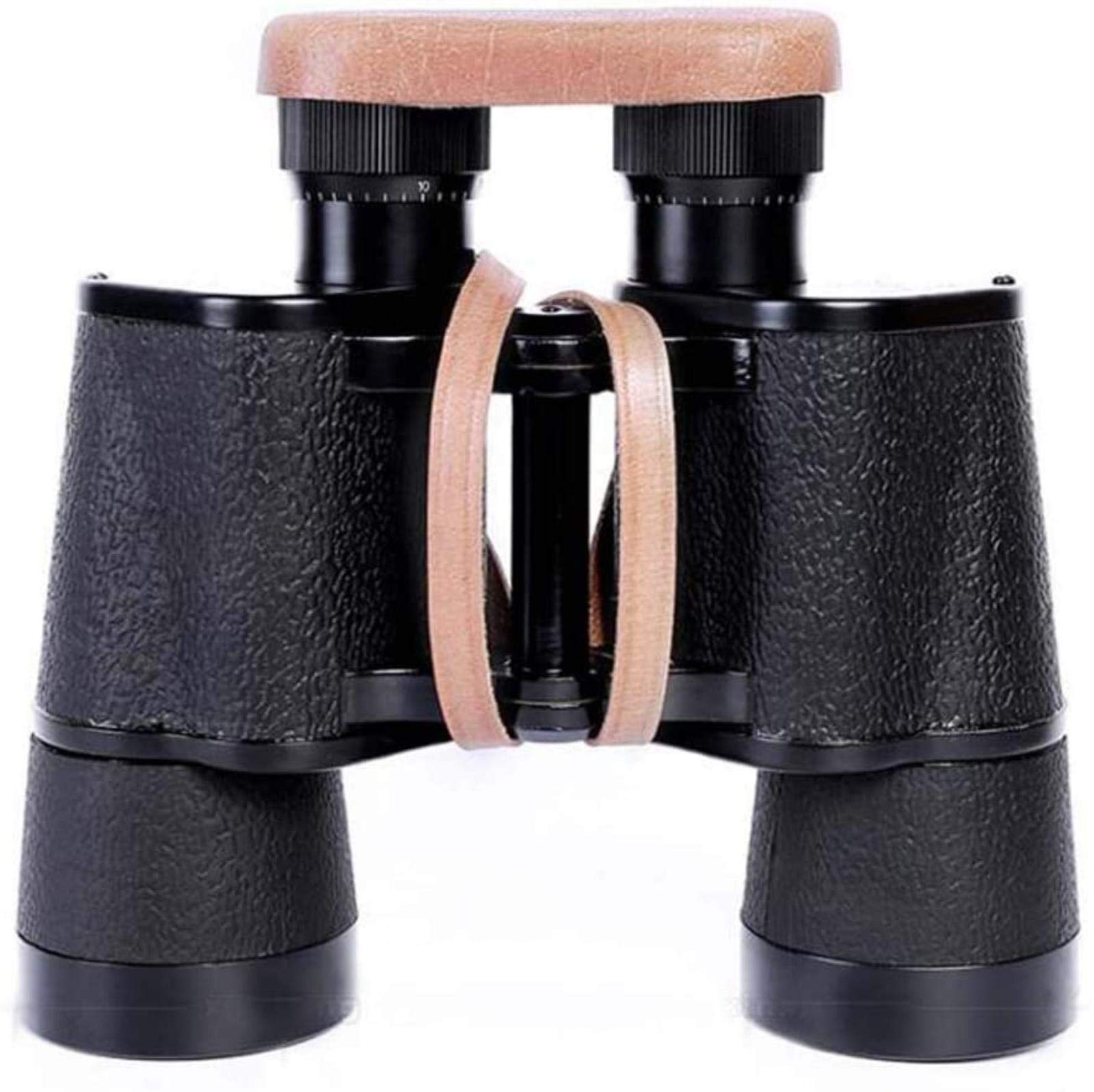 Telescopio portátil Alta Potencia, binoculares, Zoom 7X50, HD, Gran Apertura, telescopio para Poca luz, Alta resolución, óptica Real, Bolsillo Piel Vaca, observación Aves, Exteriores, Senderismo, e