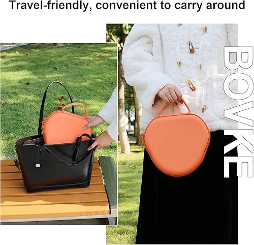 Vista 55 de BOVKE Funda de transporte con modo de suspensión para auriculares inalámbricos de Apple AirPods Max, bolsa de almacenamiento portátil protectora