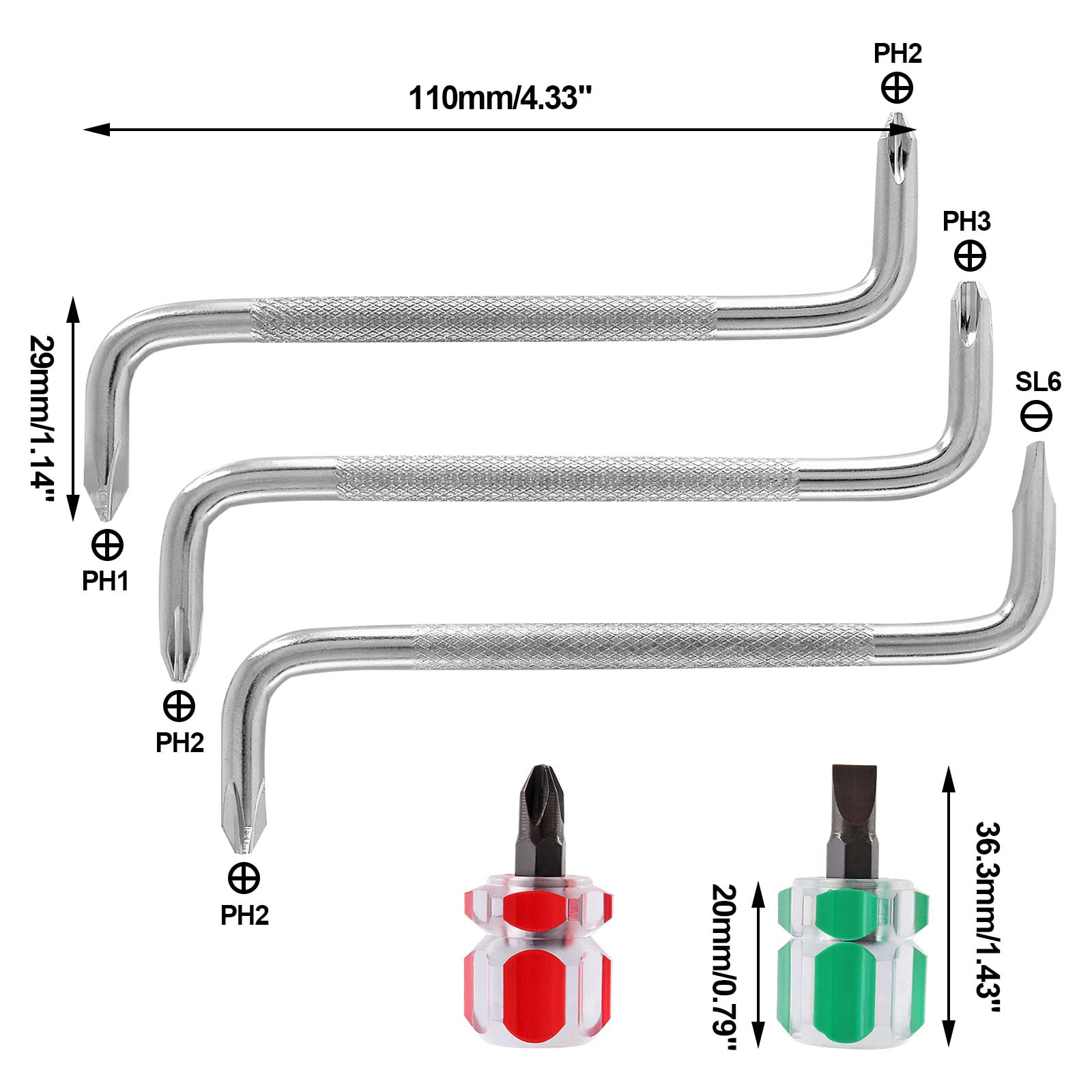 INSANE5.6 アシメントリー Amazon.com: LDEXIN 5 in 1 Magnetic Screwdriver Set, Z-Type