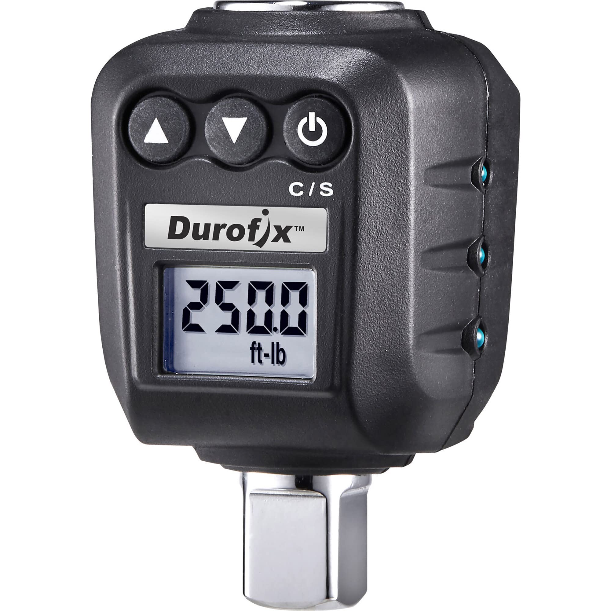 Durofix RM602-3 3/8” Digital Torque Adapter (8-80 Nm) with Buzzer, LED Flash Notification, Protective Case & ISO 6789 Standards with Certificate of Calibration
