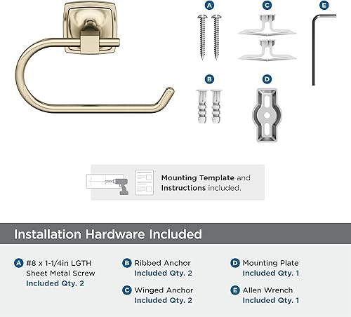 Vista 154 de Amerock Toallero negro mate – 7-9/16 pulgadas (7.559 in) de longitud – Soporte para toallas de baño y cocina Mate negro