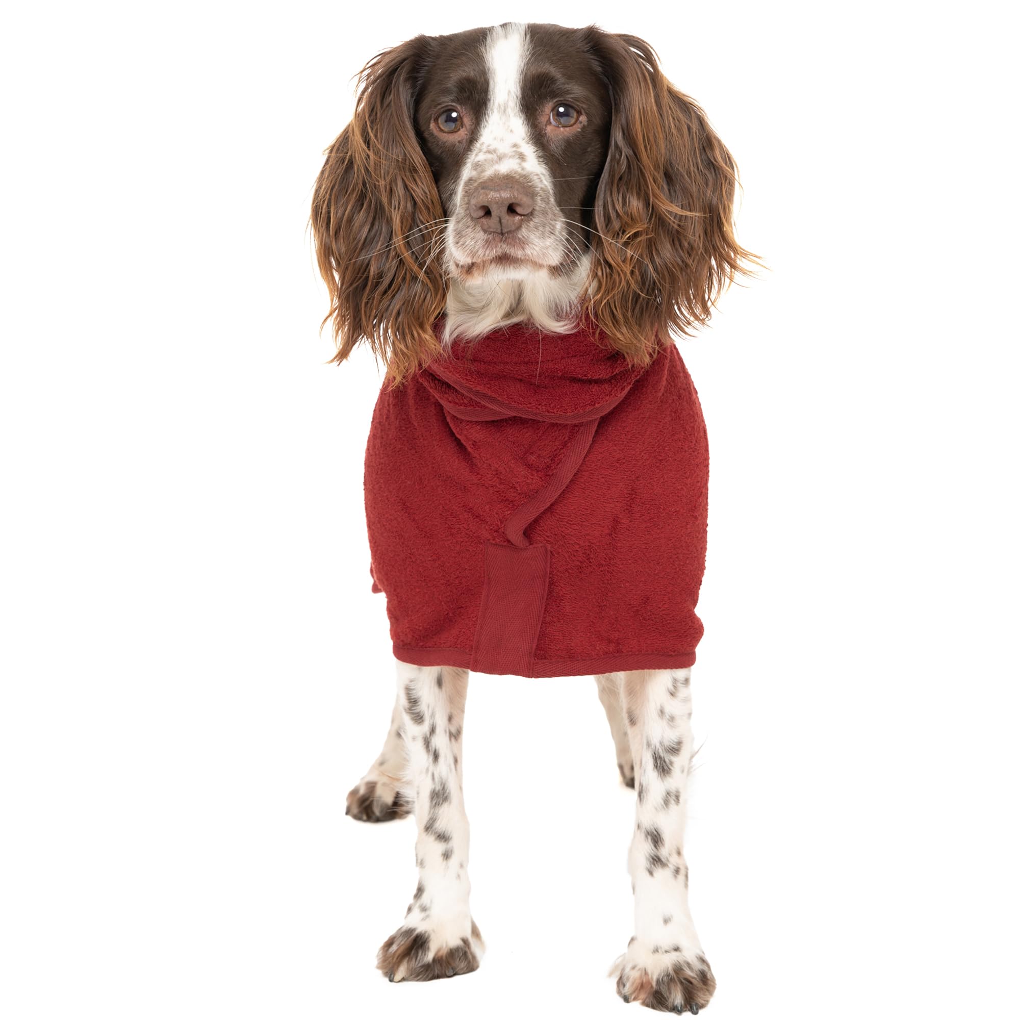 Ruff and Tumble Dog Drying Coat, Rosehip, ML