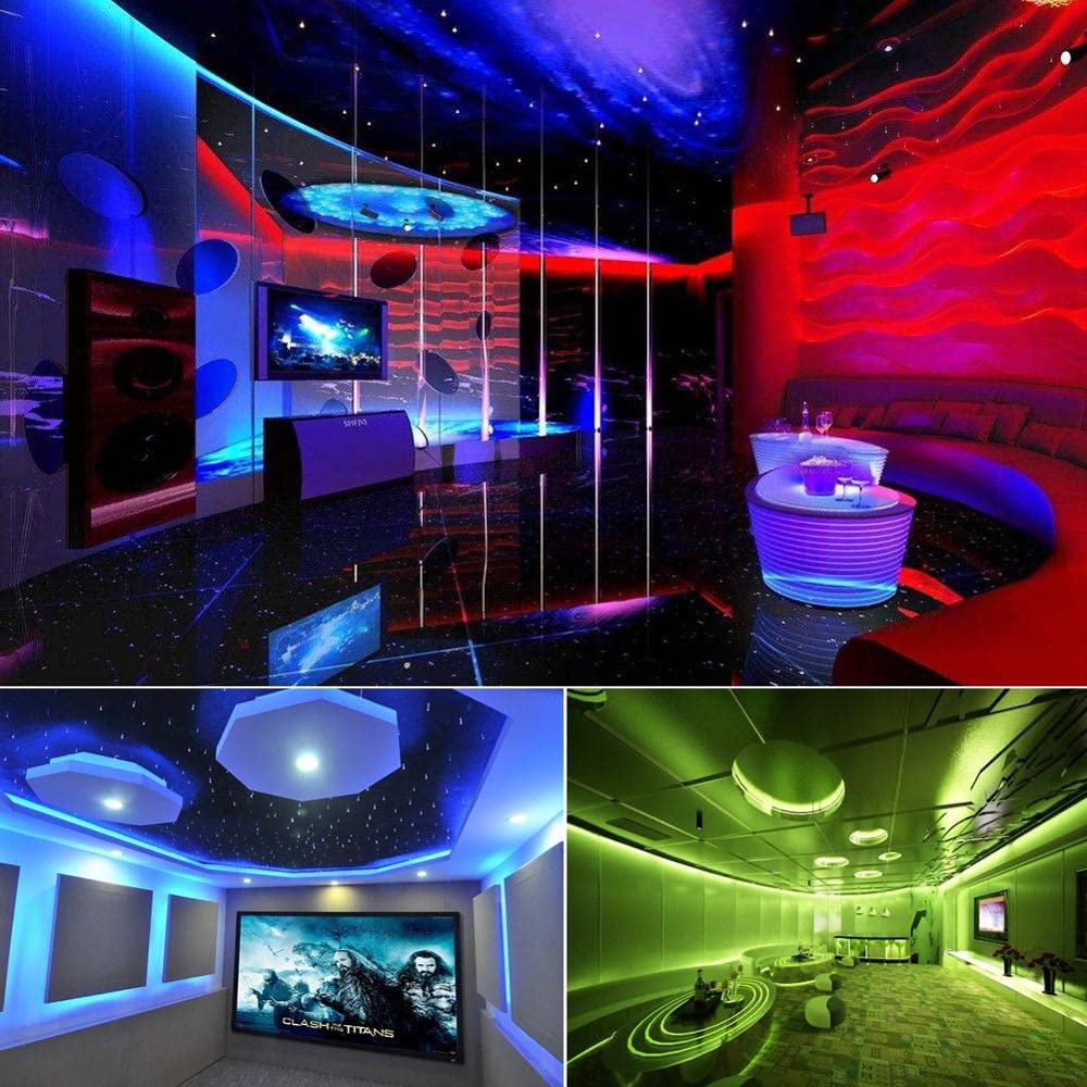 Exterior/interior decorativos, Tira de luces LED flexible for techo, 4 rollos (5 m, 20 metros), 12 V CC, 5050SMD, 60 LED/m(IP67 Waterproof,Pure White)