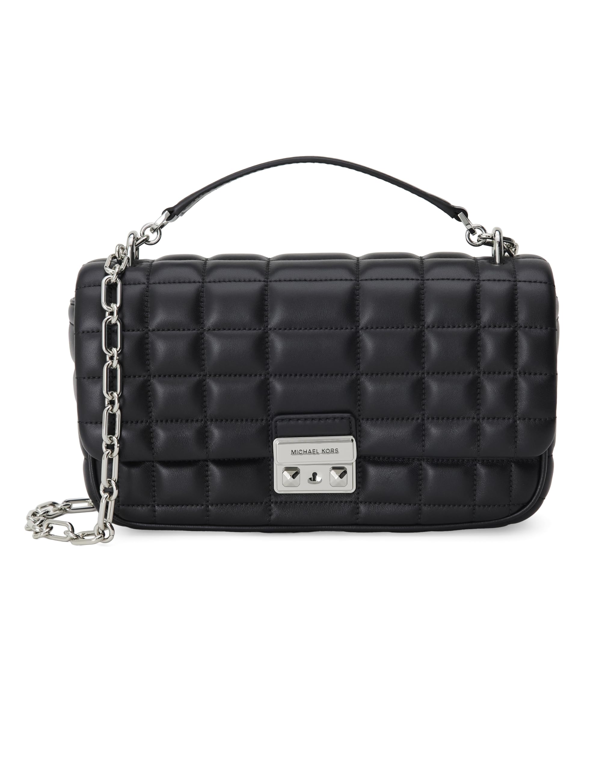 Michael Kors 30R4S1SL3L-001 LG CONV CHAIN SHLDR Female BLACK Size One Size