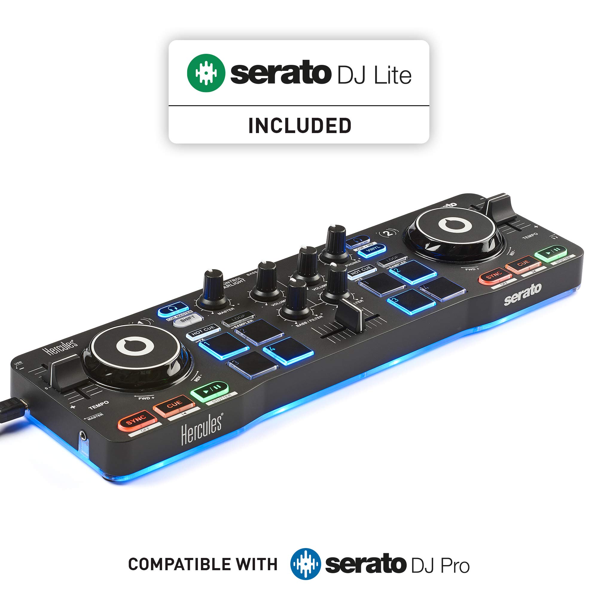 Hercules DJControl Starlight – Dahili Işık Gösterisi ve