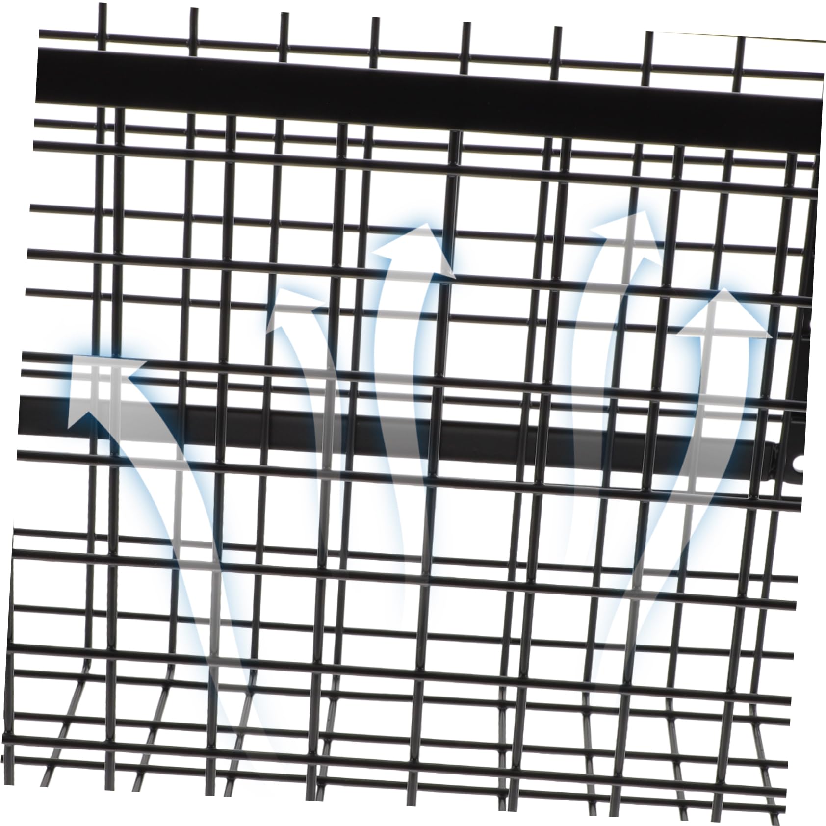 Zerodeko Cesta Colgante y Resistente a Ambientes Húmedos de Acero al Carbono Alta Capacidad de Carga Negro Organizador para Cocina Adecuado para Armario de Pared