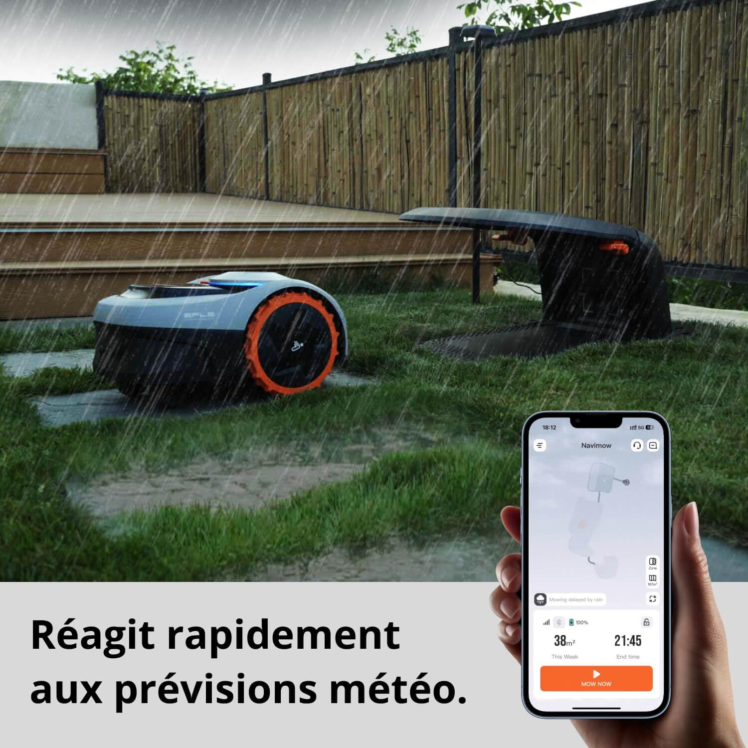 Navimow Access+ 4G Module, nécessaire pour la connectivité 4G et l'antivol, Accessoire pour Robot Tondeuse Navimow i105E, i108E