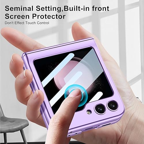 Miniatura 2 de DOOTOO - Funda magnética para Samsung Galaxy Z Flip 5, con protector de pantalla, todo incluido, a prueba de golpes, para Galaxy Z Flip 5 (2023)