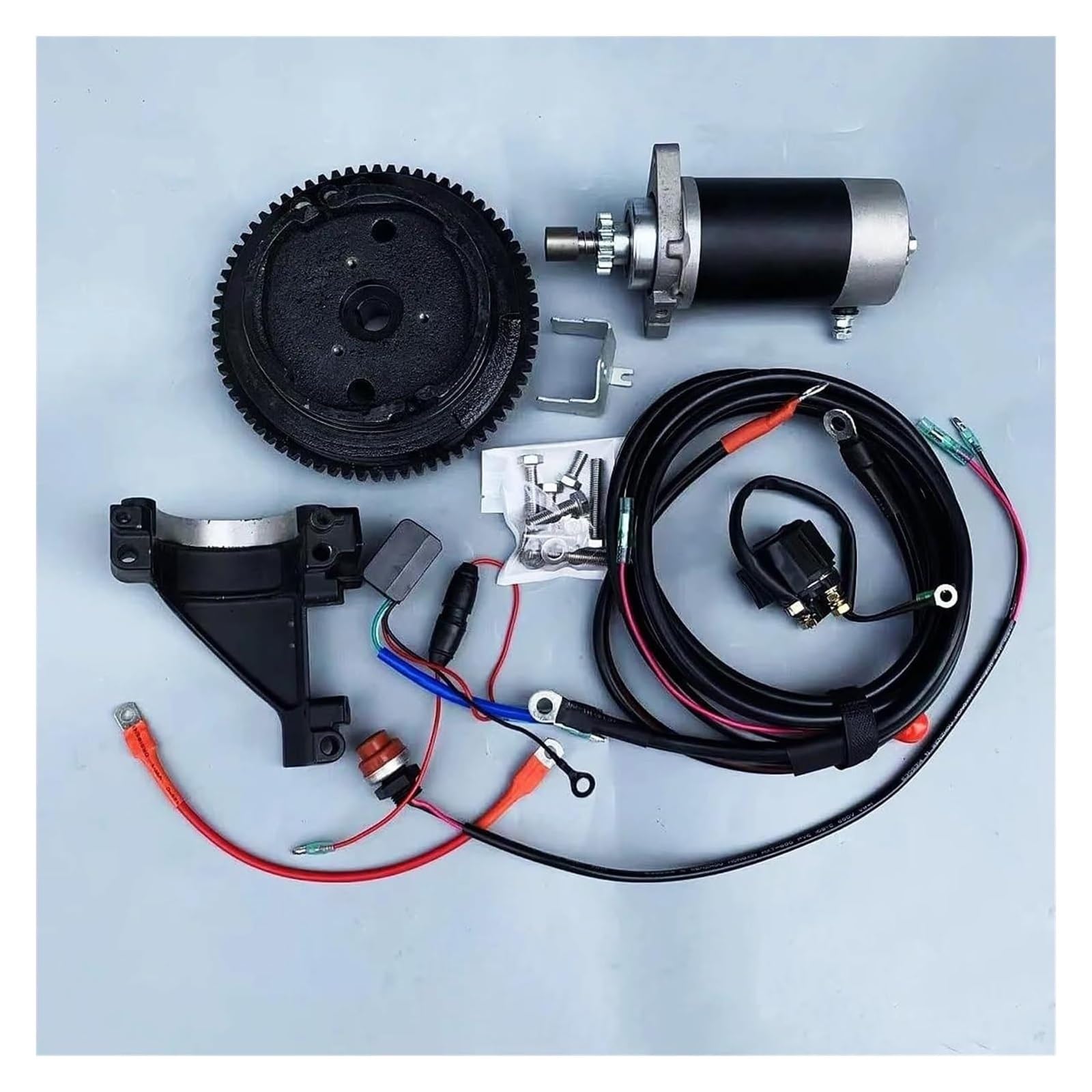 Motor Generador para Motores DE 4 Tiempos 6HP 8HP 9.9HP F6 F8FMH F9.9 6FW Kit DE Volante DE Motor DE Arranque para Motor Fuera DE BORDA