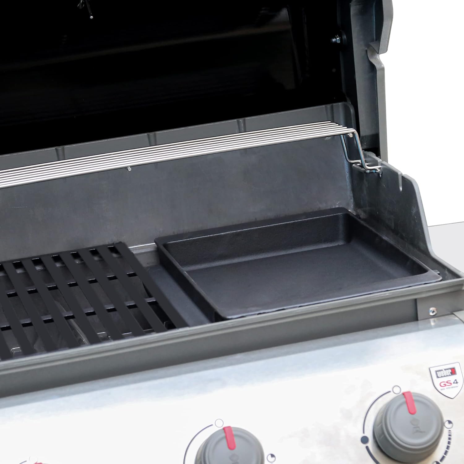 7658 Enameled Cast Iron Griddle for Weber Spirit 200/300, Premium Easy Clean Non-Stick – Fits Spirit I/II E-210/E-310/S-210/S-310