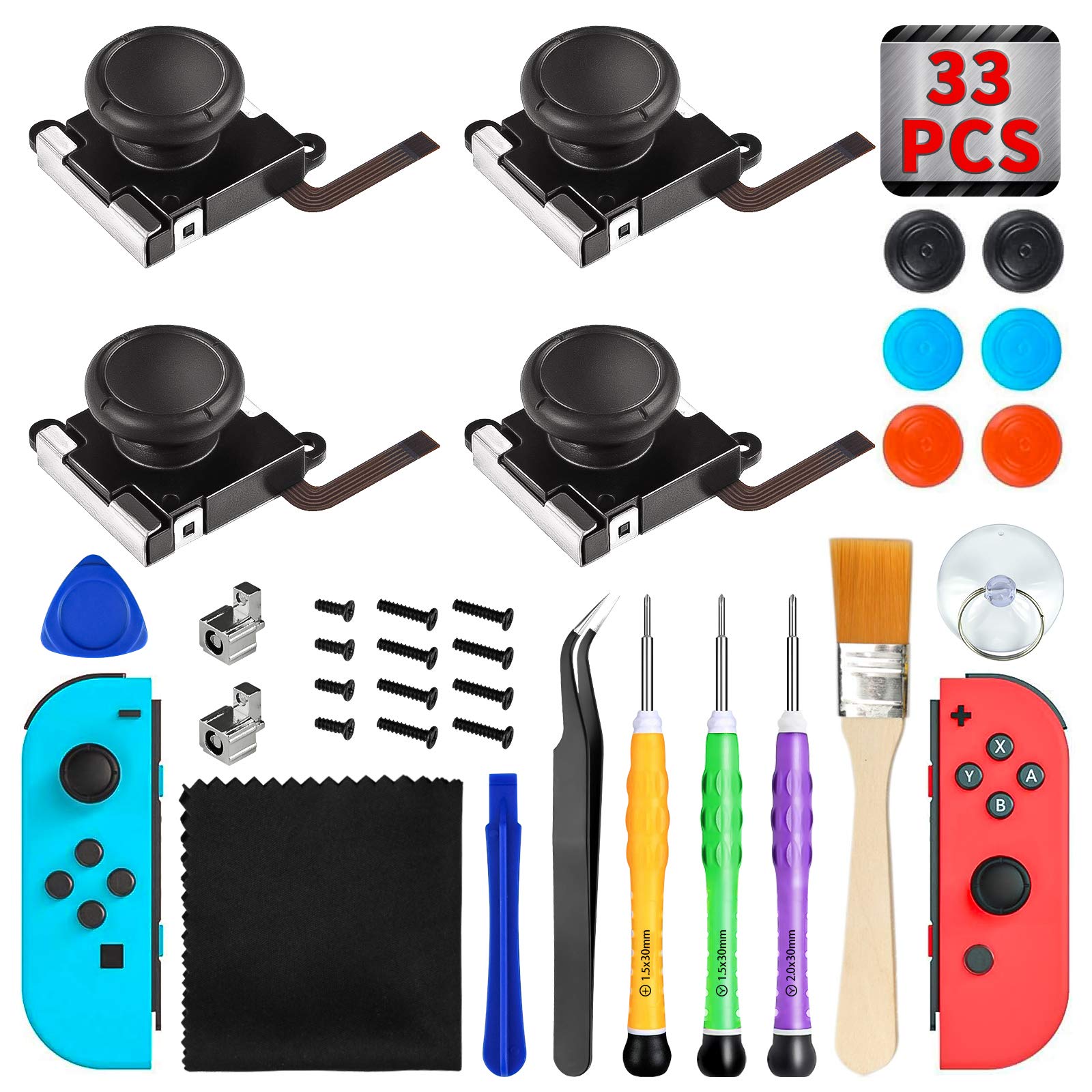 Buy DLseego Joycon Joystick Replacement(4 Pack) Switch Analog Stick