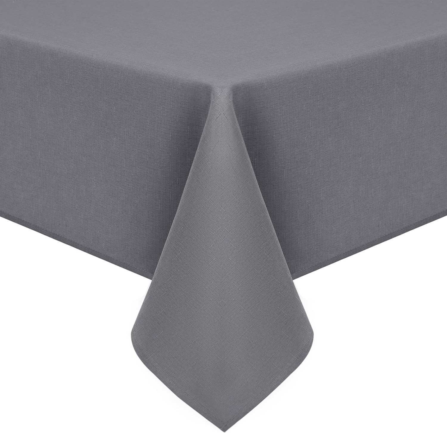 XWZO Tischdecke Gestreift, Wasserabweisend – 110x140 Cm, Grau, Für Innen & Außen