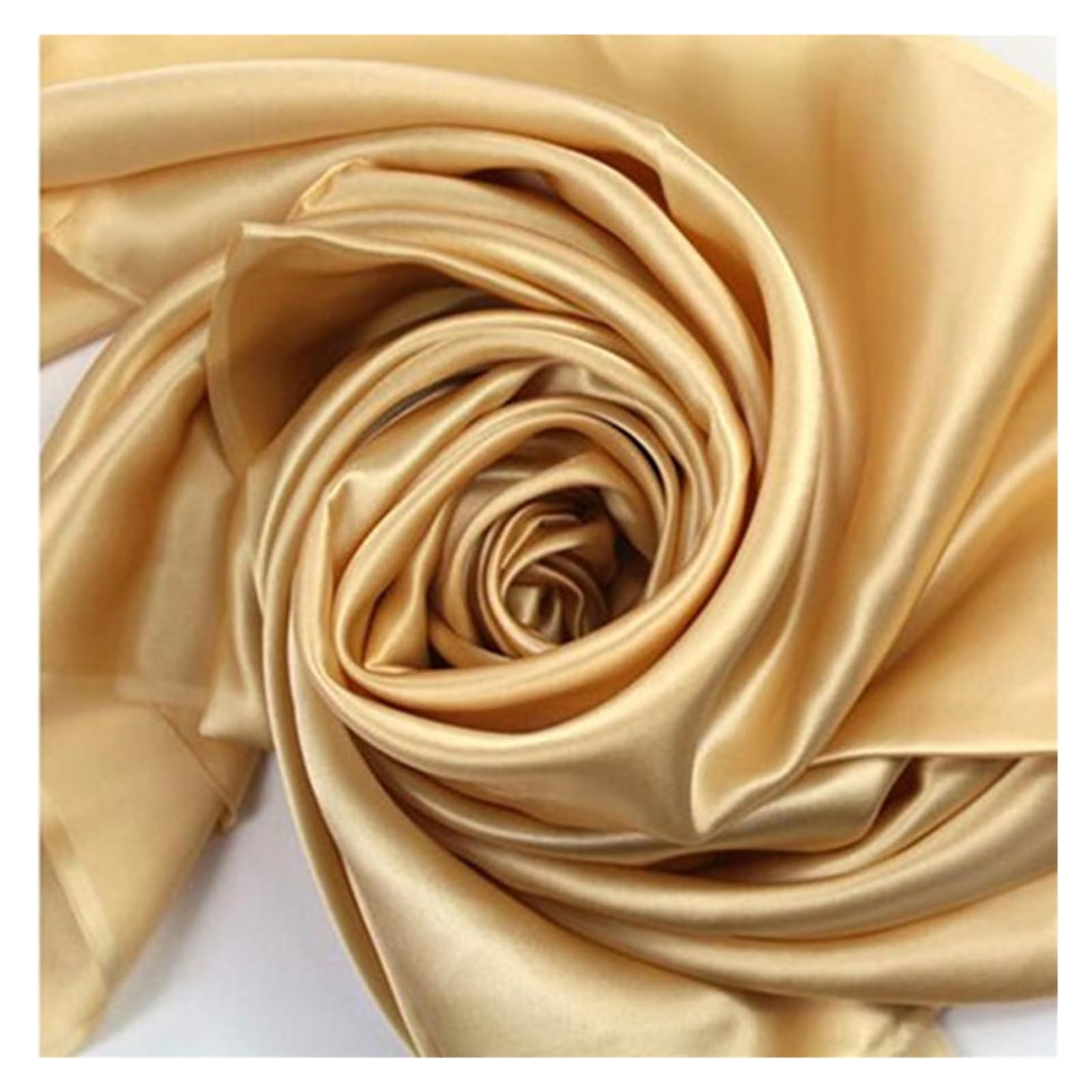 Tela de Satén Tela de seda Seda Morera Color sólido Multicolor Ancho 114cm Liso Teñido Para coser(Coffee,1.5 meter)