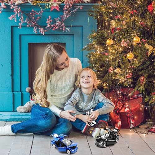 Miniatura 28 de Vehículos de juguete fundidos a presión a escala 1:24 modelo X de aleación para niños, juguete de juguete de automóvil, juguete de aleación con 1:24