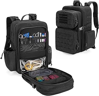 Damero First Aid Trauma Backpack, Molle Assault Pack Tactical Backpack Medical Bug Out Bag for Hiking, Trekking Hunting Camping, Black (BAG ONLY) - Damero