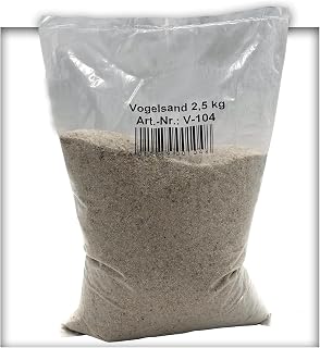 10 x 2,5 kg Vogelsand mit Kalk und Anis, hygienisch + keimfrei in Bester Qualität