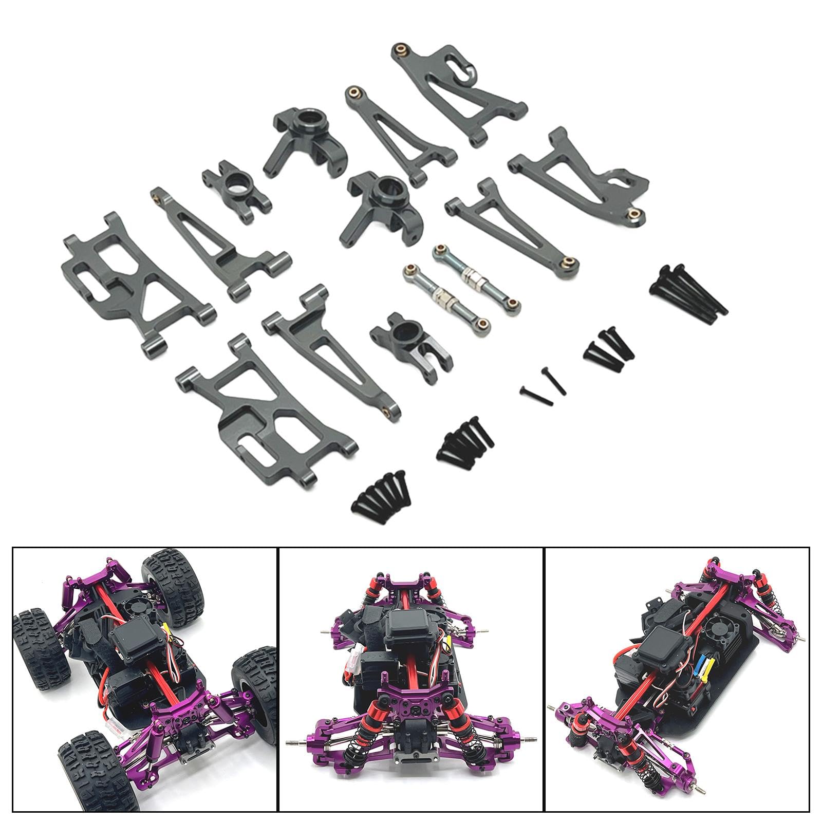 1:14 RC Auto Ersatzteile 14209 14210 RC Auto Metallteile Heckschale 1/14 RC Trucks Ersetzt 14209 Teile RC Auto Truck DIY, Silber