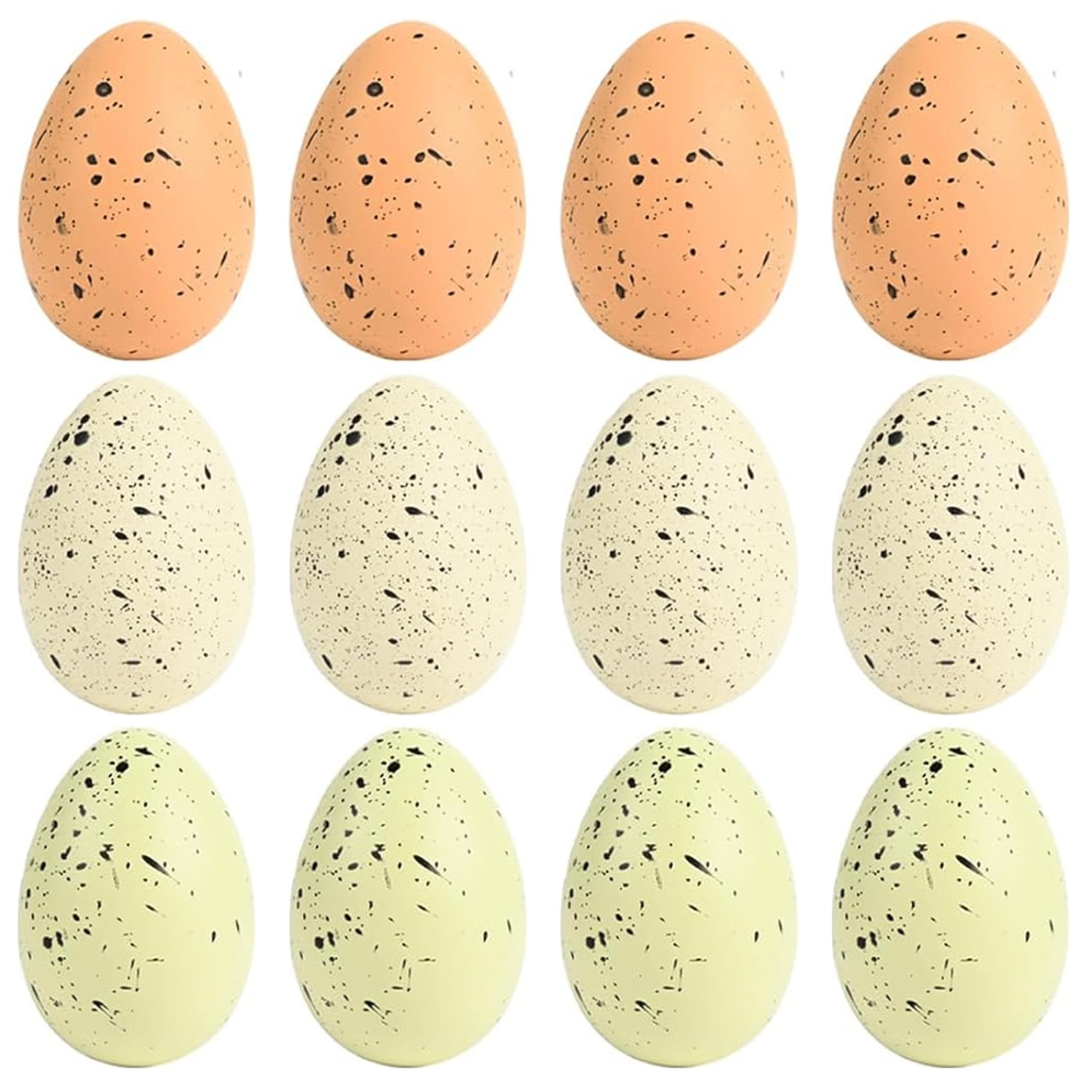 Décoration d'œufs Pâques durables en plastique pour compositions de couronnes