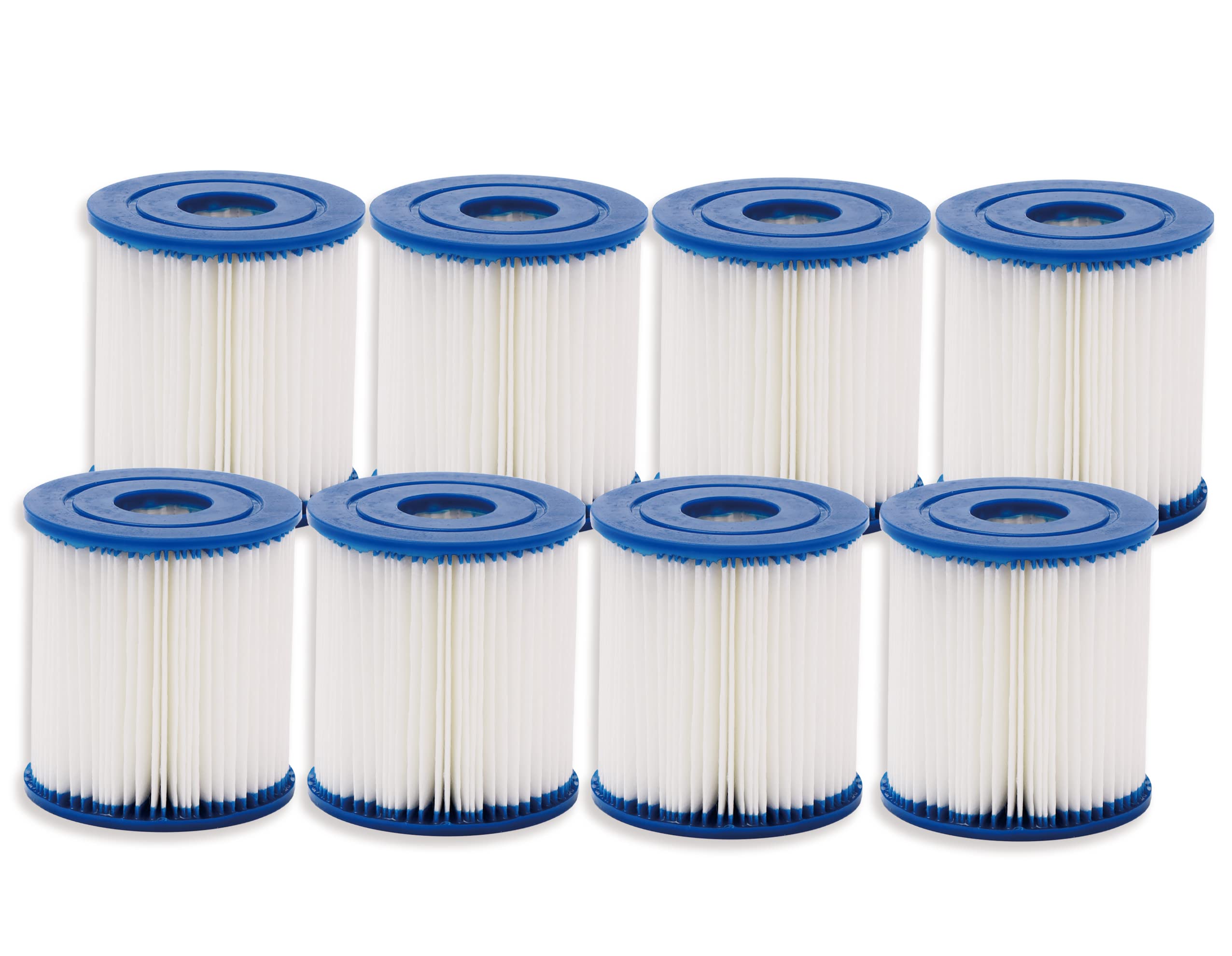 DAYEARHot Tub and Swimming Pool filter Cartridge Replacement for Bestway Type I Pool Filter for 58093, Inflatable Swimming Pool Filter (8 pack)