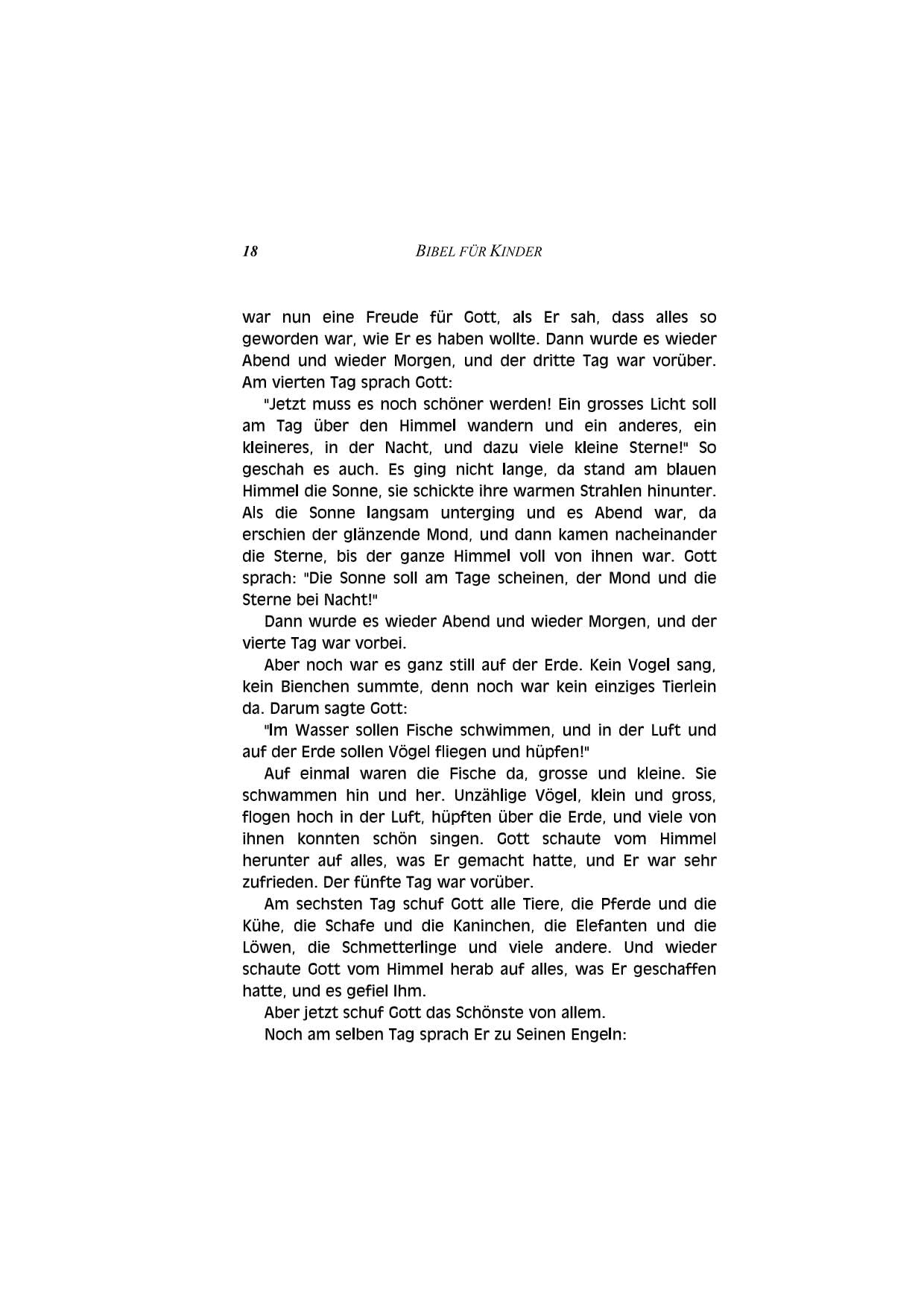 Die Bibel für Kinder erzählt