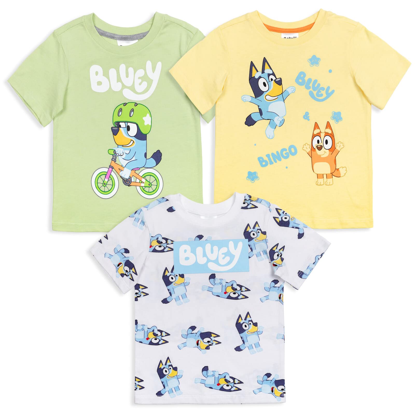 BlueY T Shirt Bambino Confezione 3, Maglietta Ragazzo Estate, Pack of 3 Boys Tshirt, Abbigliamento Bambino Cotone
