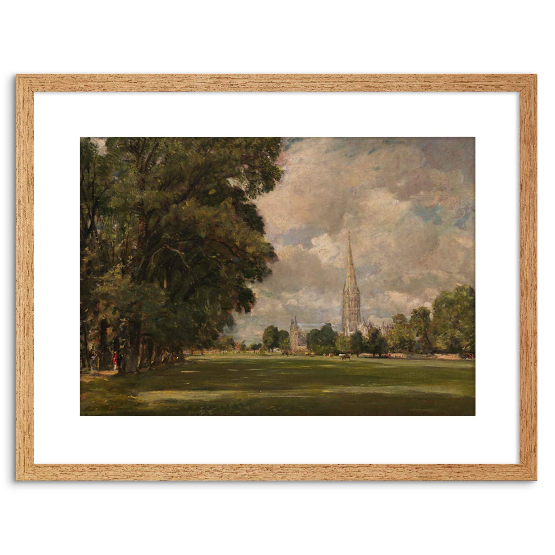 Wee Blue Coo PAINTING CONSTABLE SALISBURY CATHEDRAL LOWER MARSH FRAMED PRINT F97X3765