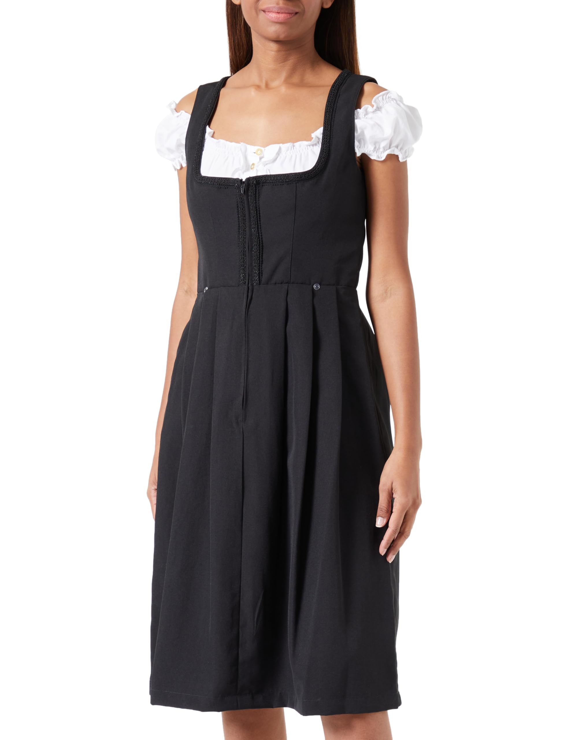 Stockerpoint Dirndl Zita Sukienka, Czarny, 46