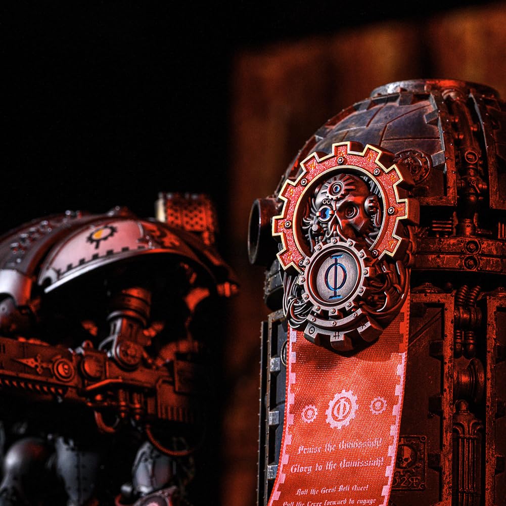 Starforged Seal of Omnissiah Machine God Deus Mechanicus męska broszka plecak akcesoria odzież rozmiar M cynk bez kamienia szlachetnego