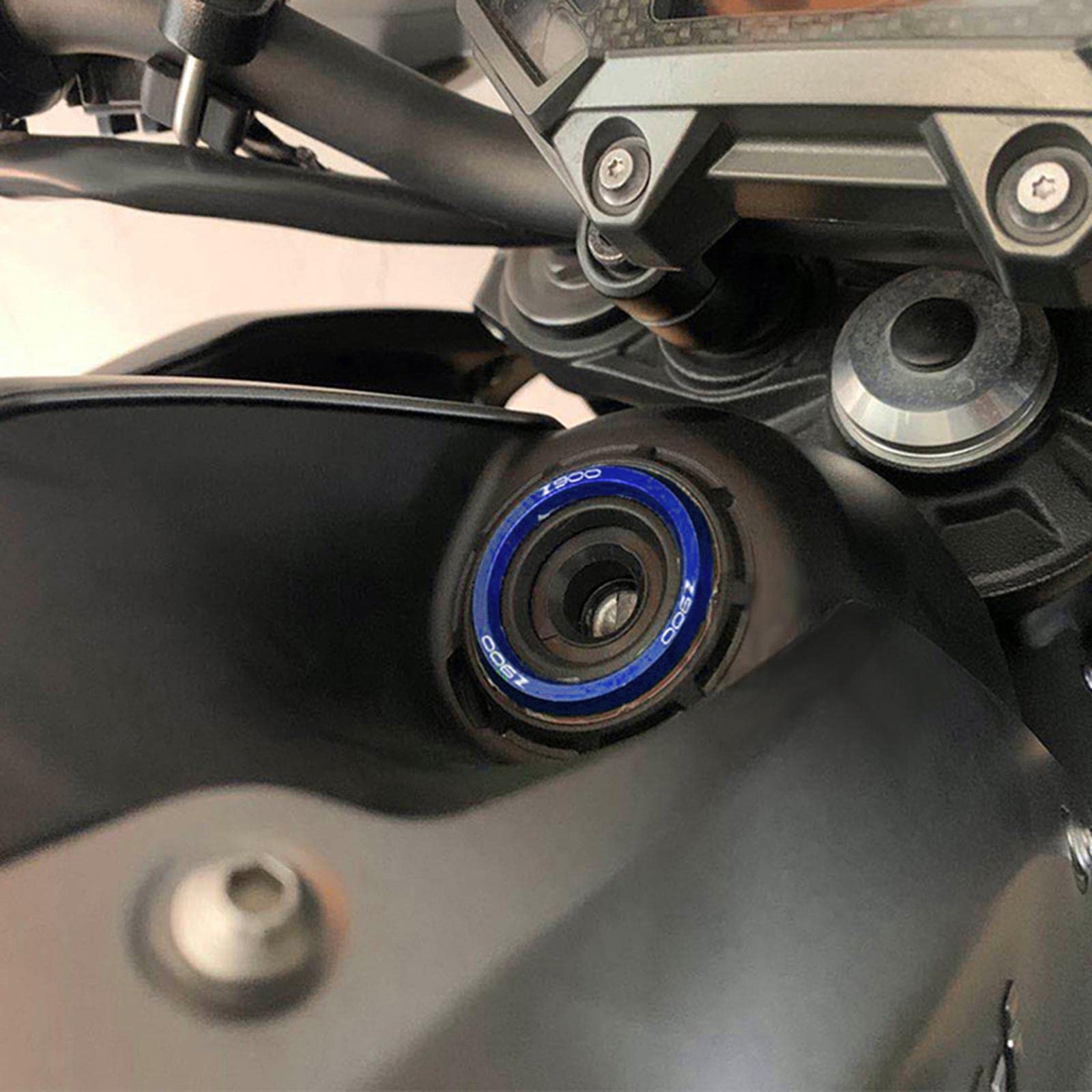 Aswadh Ignition Key Hole Cover Circle Ring for Kawasaki Z900