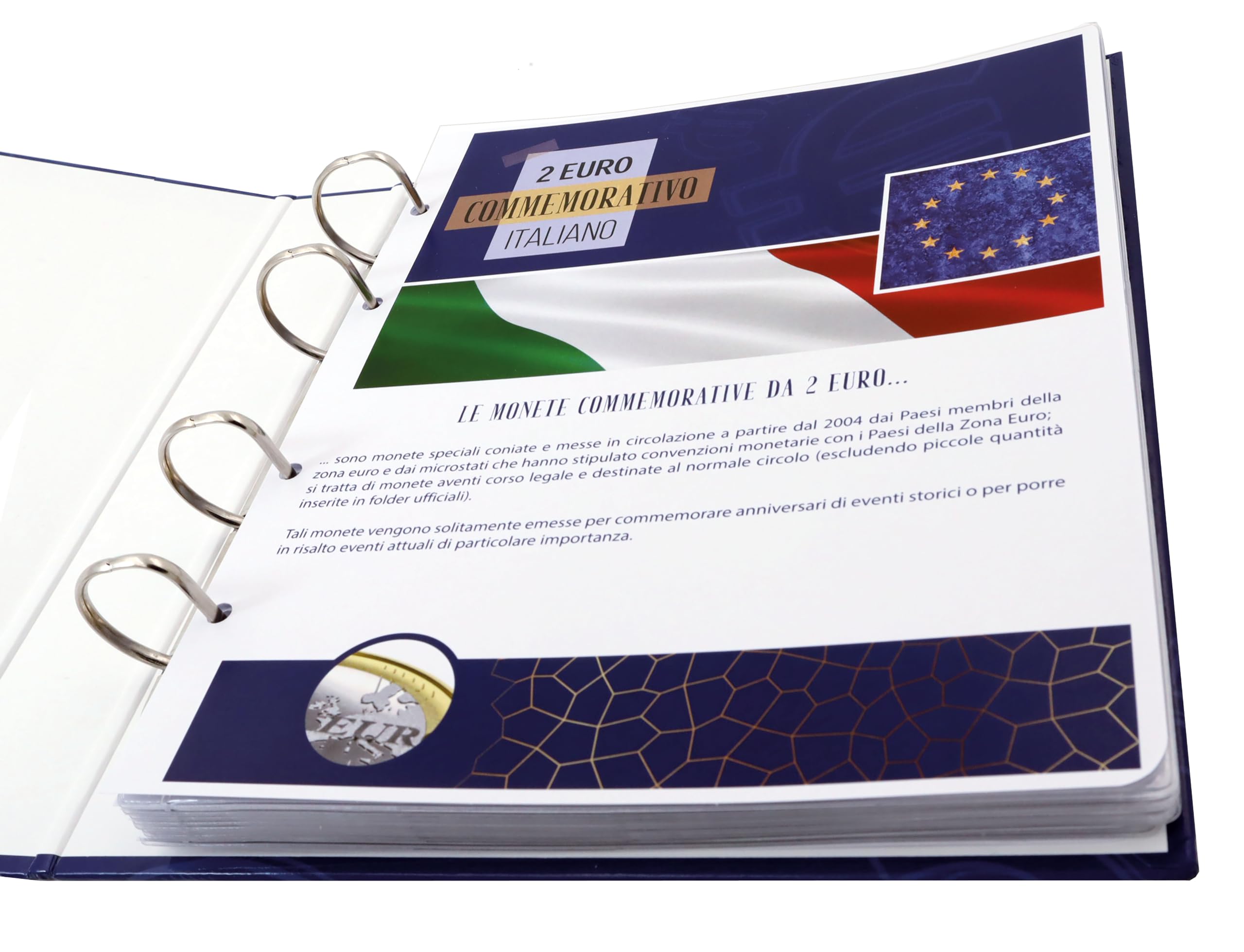 Master Phil Raccoglitore per Monete 2 Euro Commemorative Italia dal 2004 al 2026