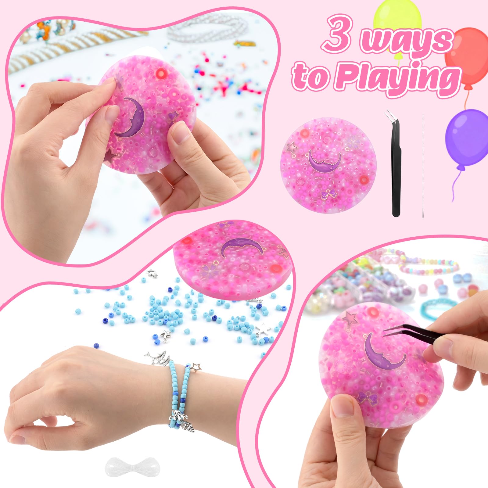 NACHLYNN 1 Pcs Picking Pad Picky Pads Kit Skin Picking Fidget Toys for Skin Scratching Stress and Anxiety for Adults and Kids (Shiny Purple) - Image 4