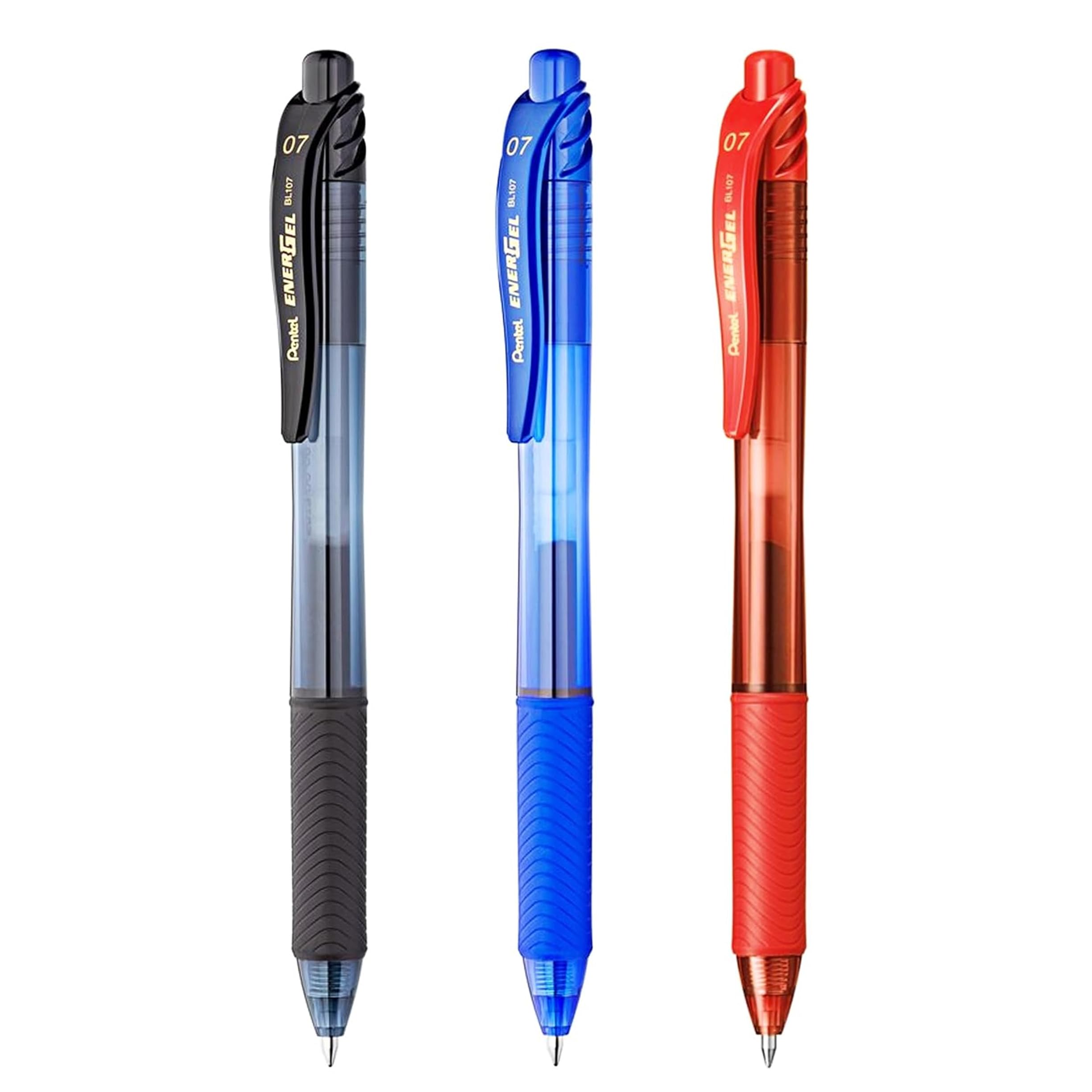 Pentel Energel X BL107 Retractable Gel Rollerball Pens - 0.7mm Nib - Pack of 6 in Gift Box (Multicolor) - Image 3