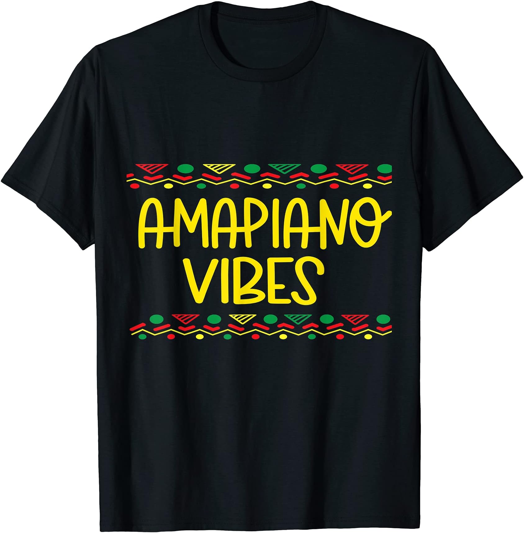 AFRO HOUSE AFRICAN PRINTSOUTH AFRICAN HOUSE MUSIC AMAPIANO T-Shirt