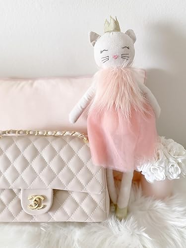 Miniatura 4 de MON AMI Chloe The Kitty - Muñeca de peluche de princesa de 15 pulgadas, suave y tierno, uso como juguete o decoración de habitación del bebé, gran
