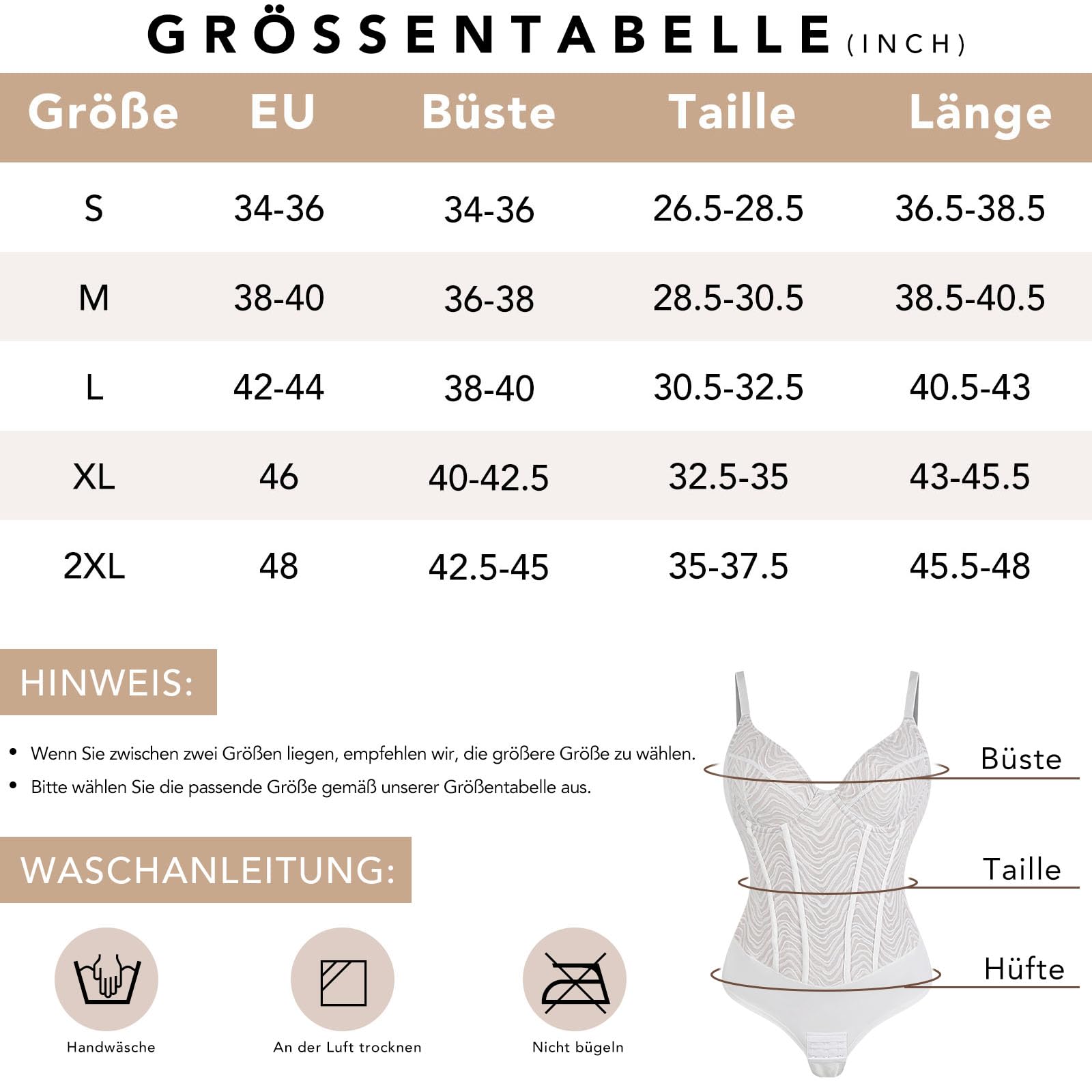 SHAPERIN Body Reductor Mujer Cuello en V Corset Shapewear Body Moldeador Espalda Baja Bodysuit Encaje