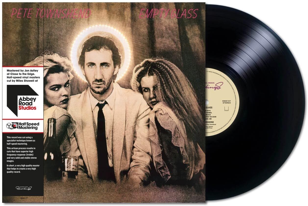 Pete Townshend Empty Glass (New Vinyl LP 12"") Half Speed Master [NEW] Black
