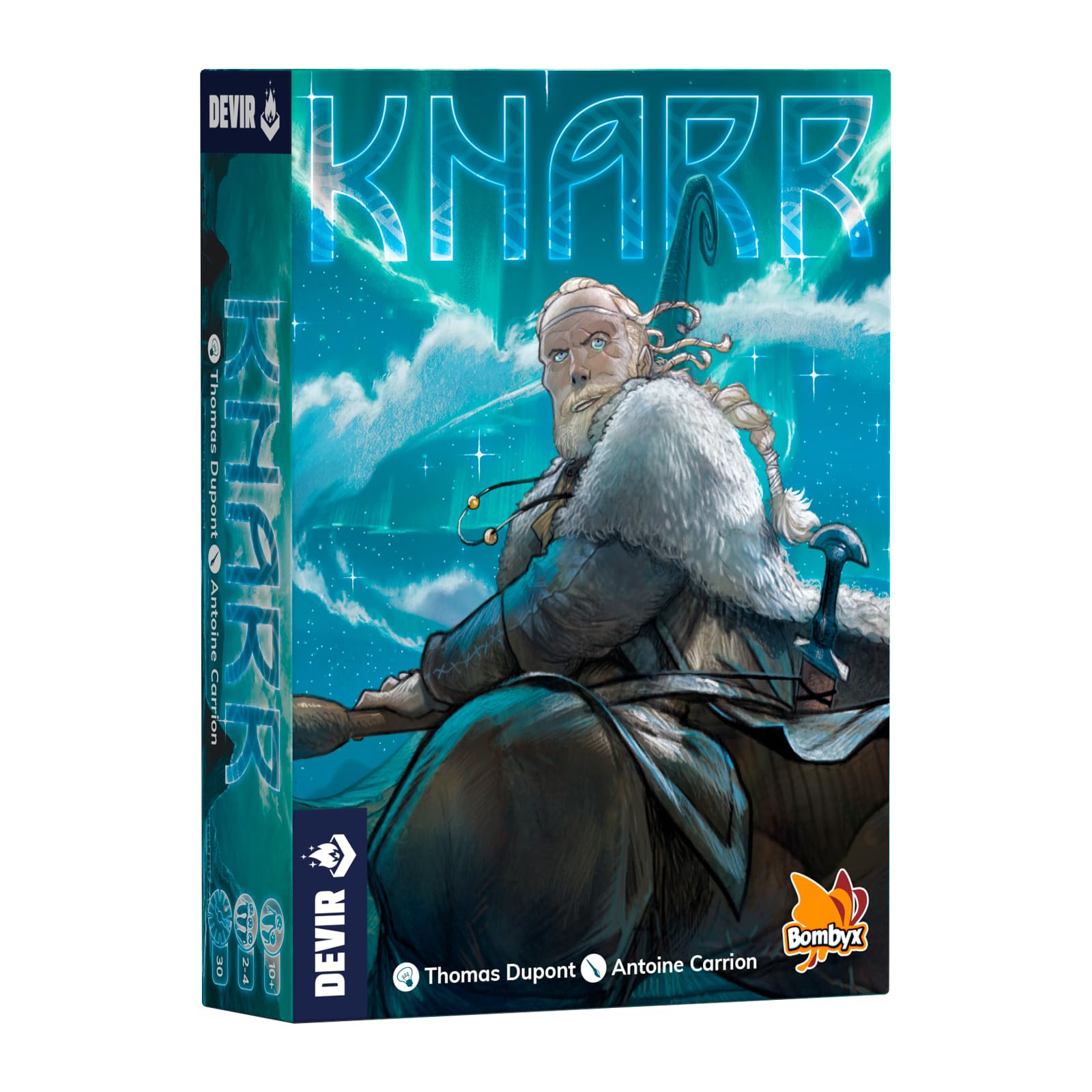 Devir Knarr, Jeu de société, 2-4 Joueurs, Jeu de Vikings avec Amis, âge +8 (BGKNASI)