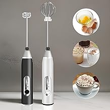 Mixer Elétrico Premium Portátil Recarregável, Misturador De Bebidas, 3 Velocidades, USB, Durável, Compacto E Silencioso, Multiuso, Marca VARENZIA