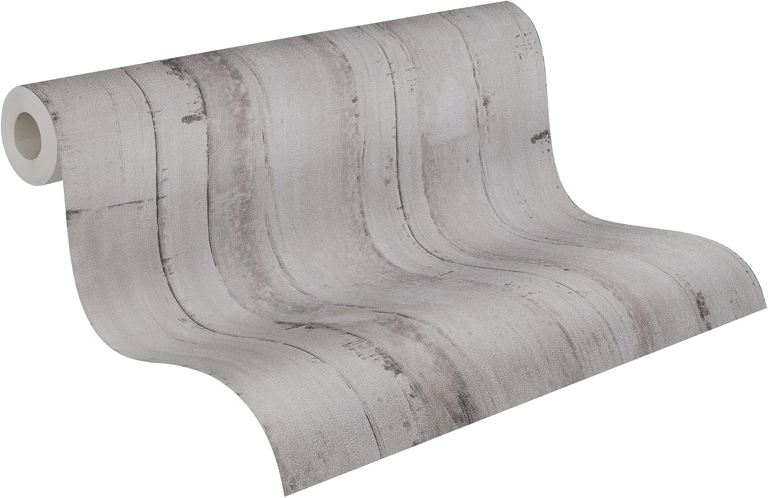 A.S. Création Natural Living 385022 Non-Woven Wallpaper Wood Look Vintage 10.05 x 0.53 m Made in Germany Grey
