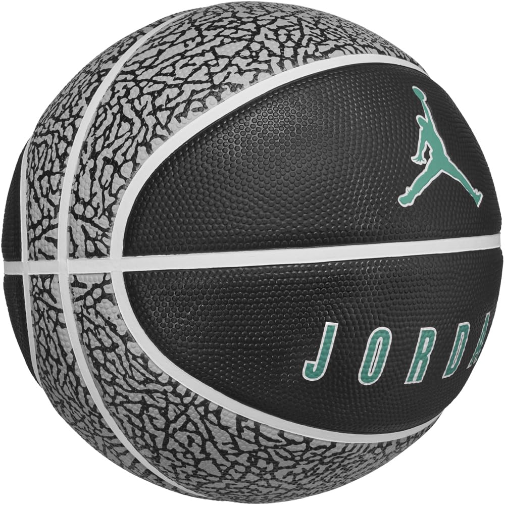 Nike Jordan Playground 2.0 8P Deflated Palle da basket Black/White/White/Clear Jade 7