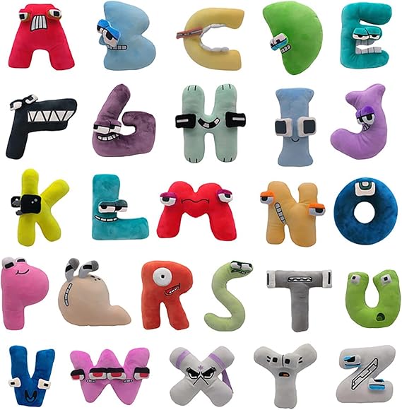 Alphabet Lore Plush,26 Pcs Alphabet Lore Plush Toys for Children and