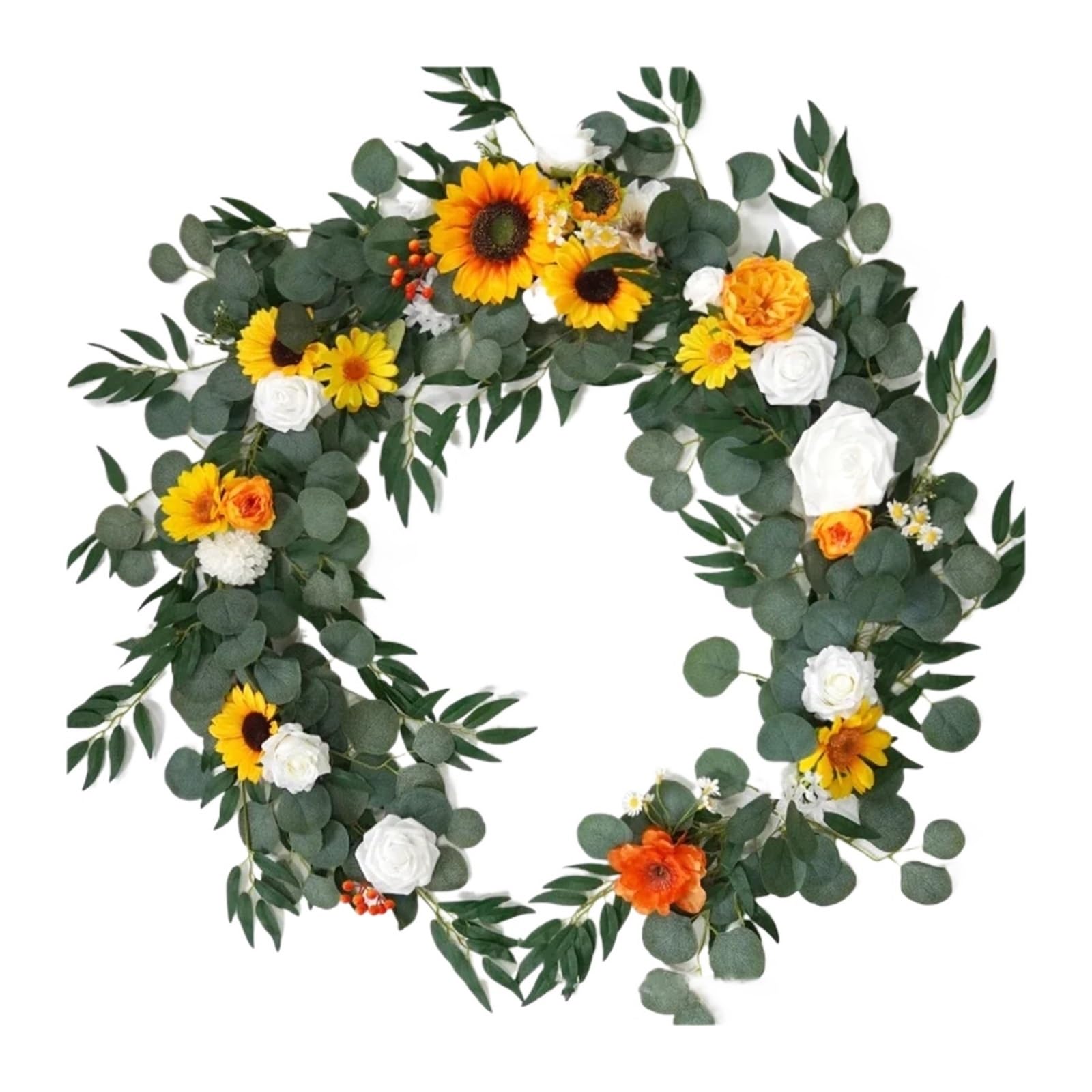 MNUvxzaewf Sweetheart Table Centerpieces for Backdrop Wedding Decoration(Sunflower)