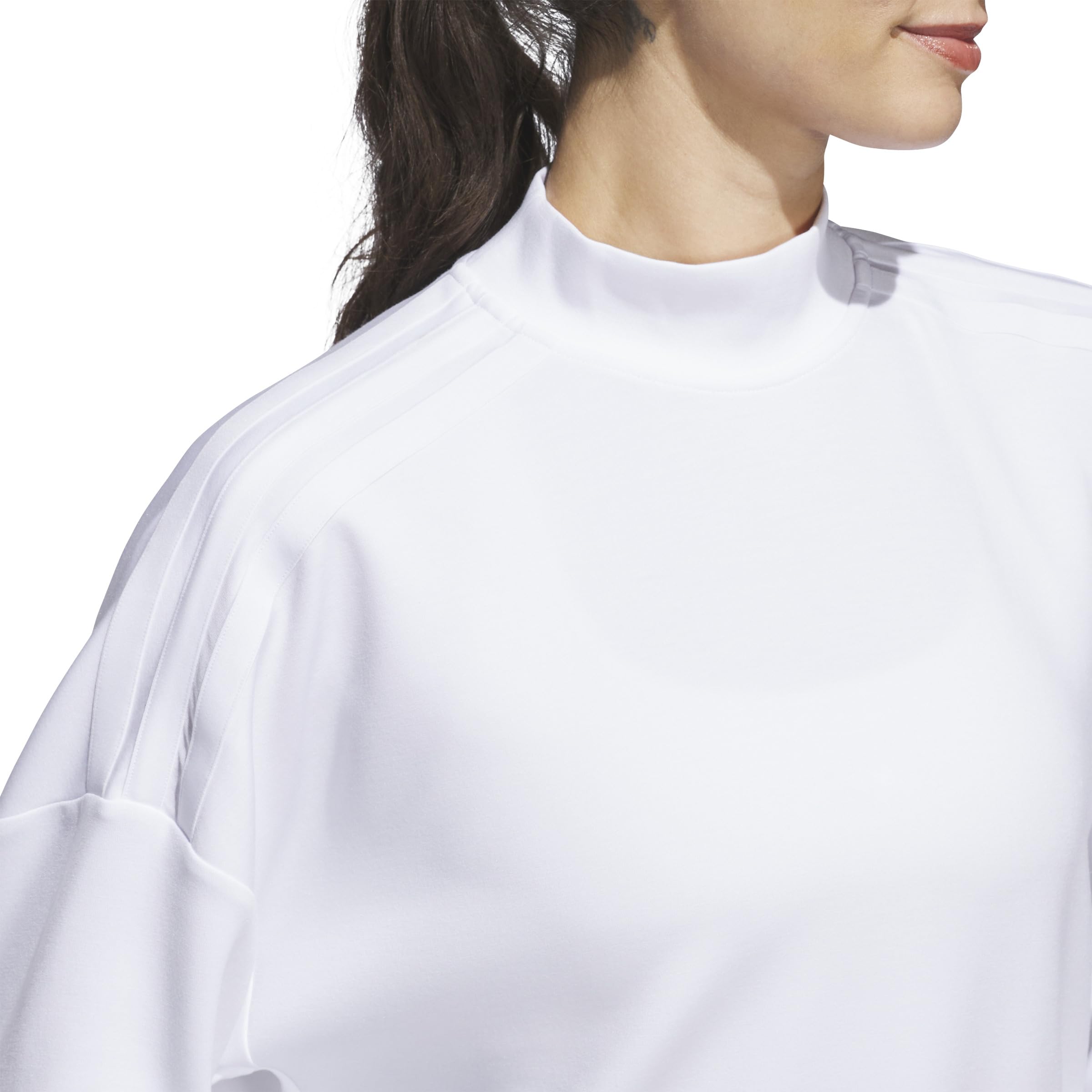 adidas Damski sweter Beyond Spacer Mock Layering Top (5 sztuk), biały, XL