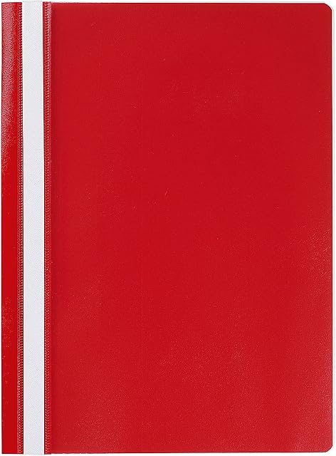 Q Connect A4 Project Folder - Red (Pack of 25)