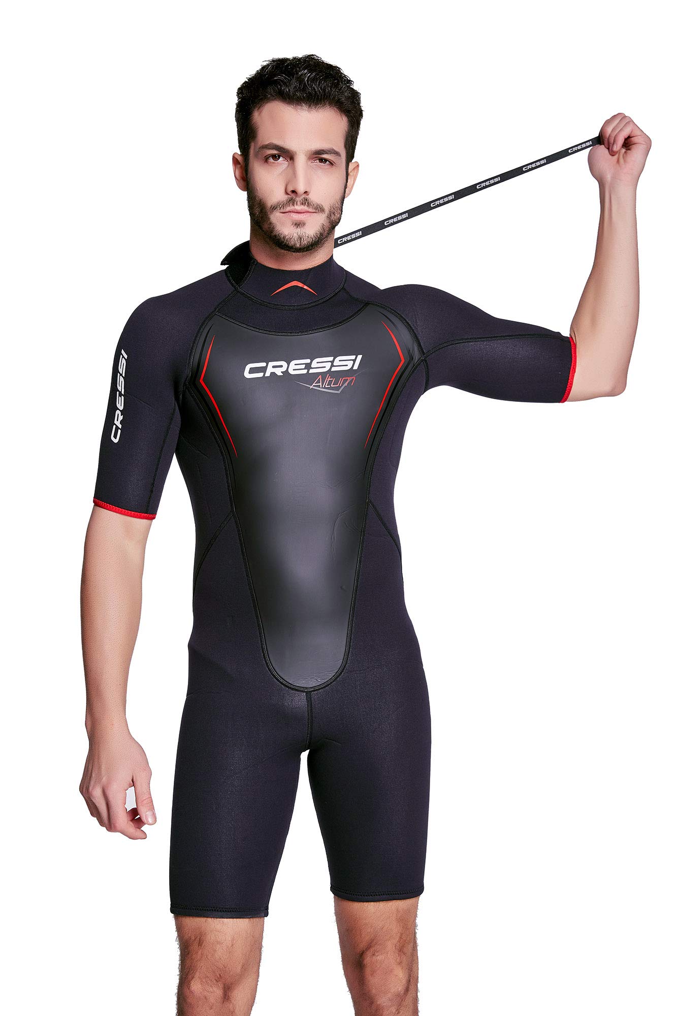 Cressi Altum 3mm Wetsuit - Muta Shorty Uomo in Neoprene 3mm per Immersioni e Snorkeling in Acque Temperate
