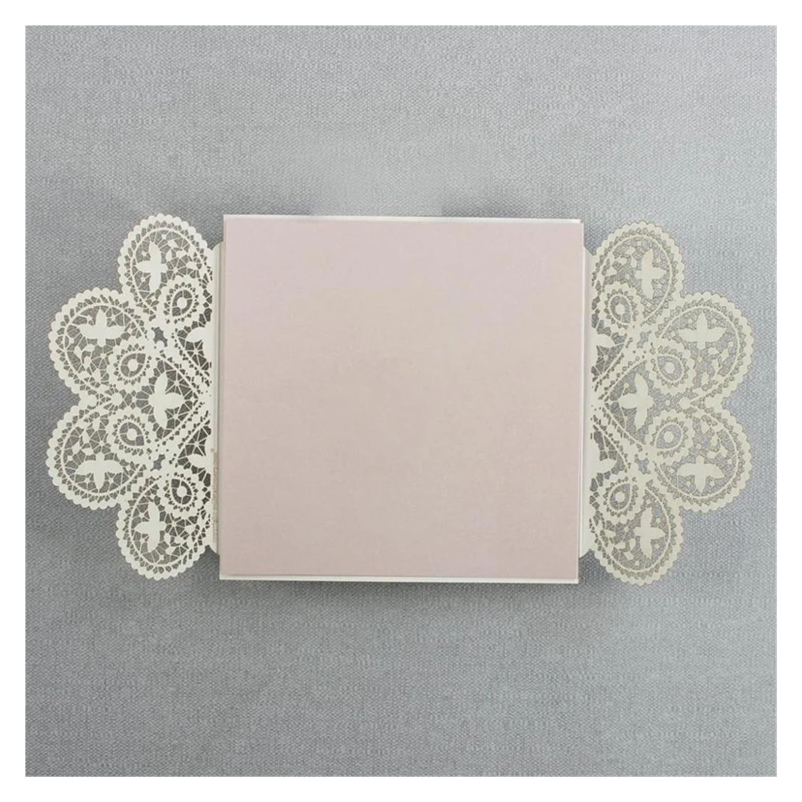 Hochzeit Einladungskarten 15 stücke Weiß Spitze Hochzeit Karte Floral Einladungen for Engagement Geburtstag Taufe Für Hochzeit Geburtstag Muttertag(Red,Whole Set Blank)