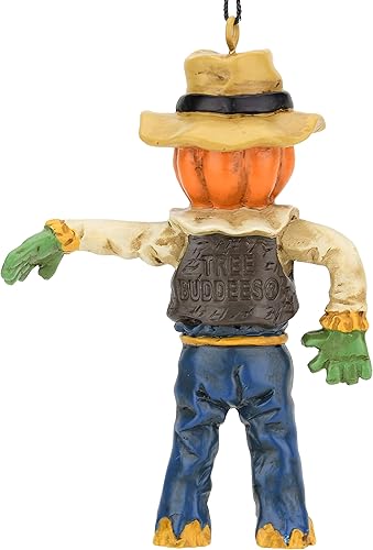 Miniatura 4 de Tree Buddees Jack-O-Lantern Espantapájaros Árbol de Halloween Adorno de Navidad